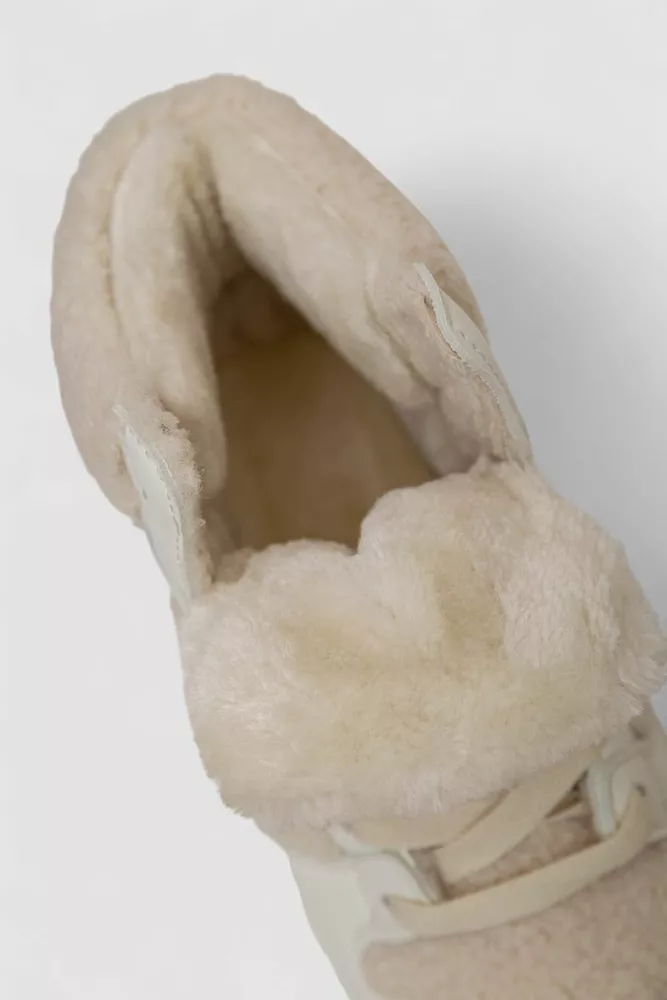 Купить Кроссовки женские зимние на меху хайтопы  -уценка, цвет белый, 248RLM30-U - Фото №6