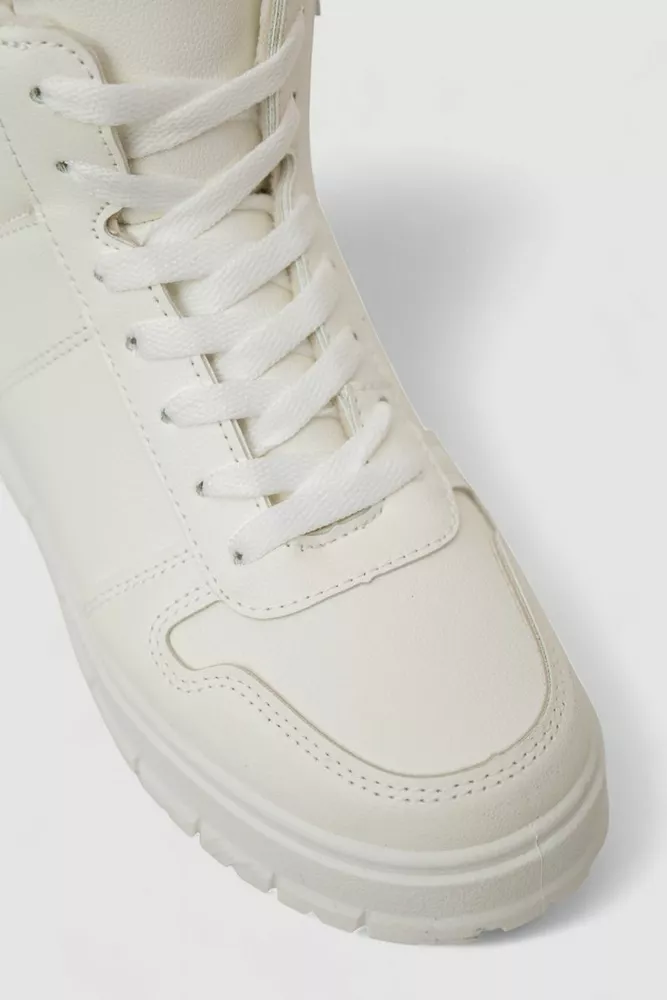 Купити Кросівки жіночі зимові на хутрі  -уцінка, колір білий, 248RMB07-U-2 - Фото №2