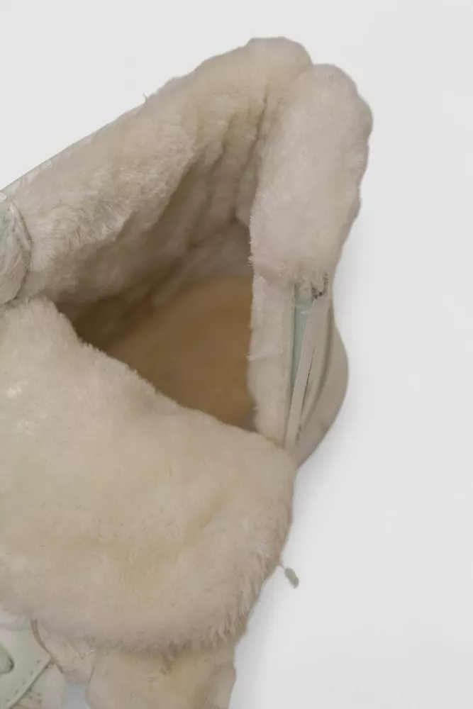 Купити Кросівки жіночі зимові на хутрі  -уцінка, колір білий, 248RMB07-U-2 - Фото №6