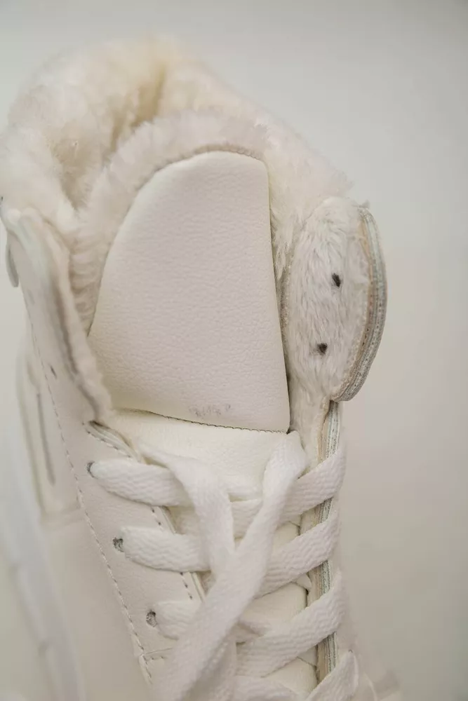 Купити Кросівки жіночі зимові на хутрі  -уцінка, колір білий, 248RMB07-U-2 - Фото №7