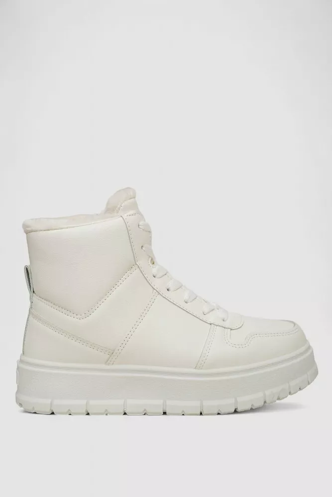 Купить Кроссовки женские зимние на меху  -уценка, цвет белый, 248RMB07-U-3 - Фото №1