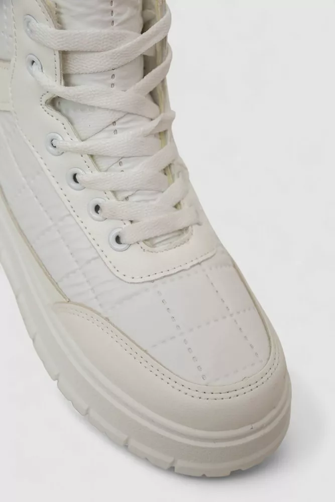 Купити Кросівки жіночі зимові на хутрі  -уцінка, колір білий, 248RBL3-U - Фото №2