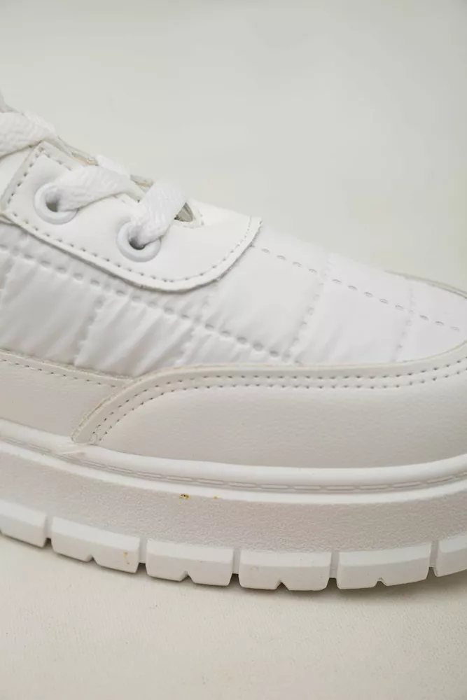 Купити Кросівки жіночі зимові на хутрі  -уцінка, колір білий, 248RBL3-U - Фото №7