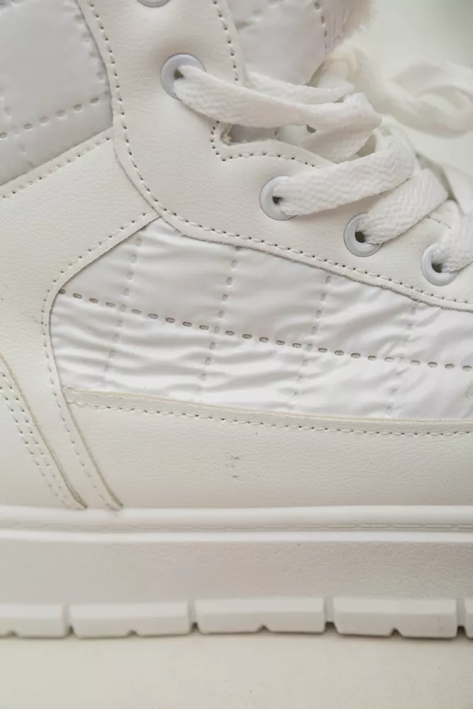 Купити Кросівки жіночі зимові на хутрі  -уцінка, колір білий, 248RBL3-U - Фото №8