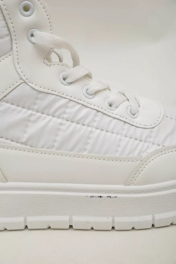 Купити Кросівки жіночі зимові на хутрі  -уцінка, колір білий, 248RBL3-U-1 оптом - Фото №7