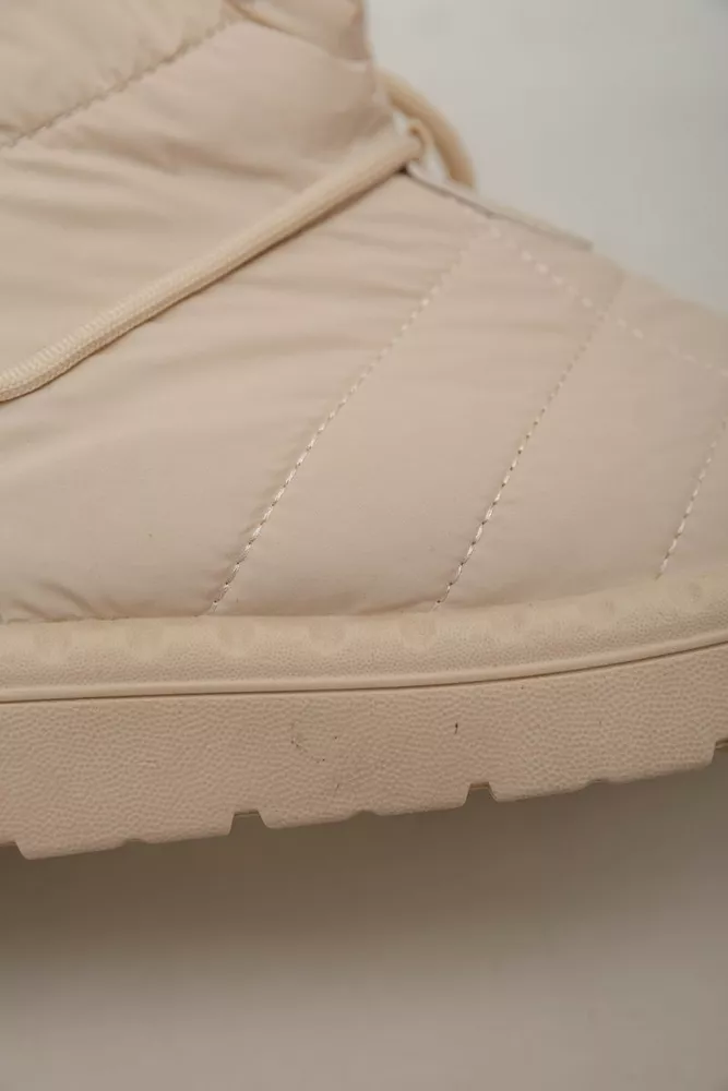 Купити Дутики жіночі зимові на хутрі  -уцінка, колір бежевий, 248RFM19-U-1 - Фото №7