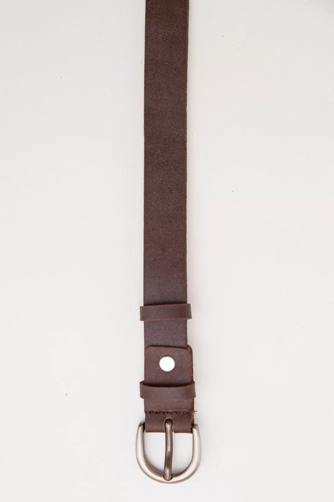 Купити Класичний жіночий ремінь, коричневого кольору, 196RL25S0W104 оптом - Фото №2
