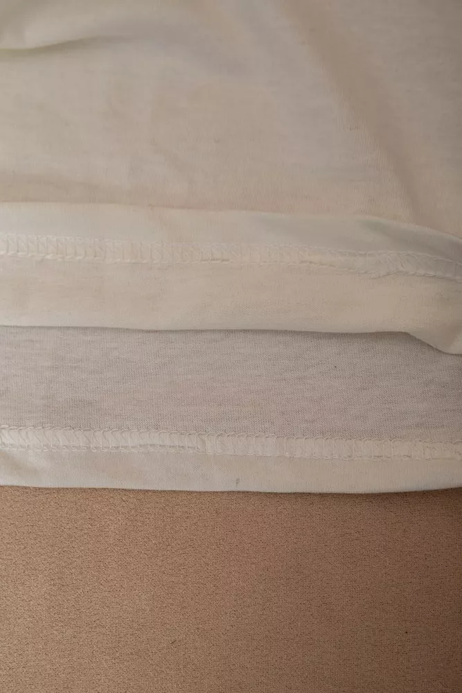 Купити Футболка жіноча однотонна  -уцінка, колір молочний, 129R8900-2-U-1 - Фото №6