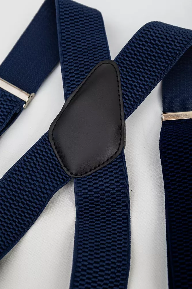 Купити Підтяжки чоловічі 196R40Y14, колір синій, 196R40Y14-1 - Фото №2