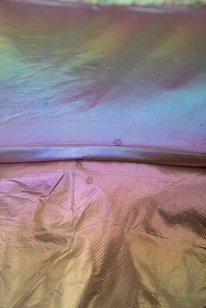 Купить Куртка женская демисезонная плащевка  -уценка, цвет бежево-сиреневый, 243R2022-U-9 - Фото №6