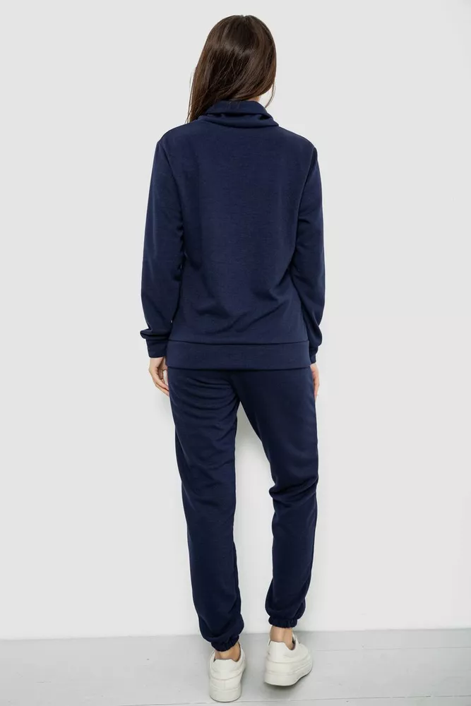 Купити Костюм жіночий повсякденний, колір синій, 257R123-1 - Фото №4