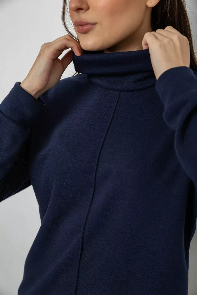 Купити Костюм жіночий повсякденний, колір синій, 257R123-1 - Фото №5