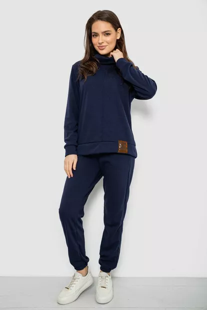 Костюм жіночий повсякденний, колір синій, 257R123-1