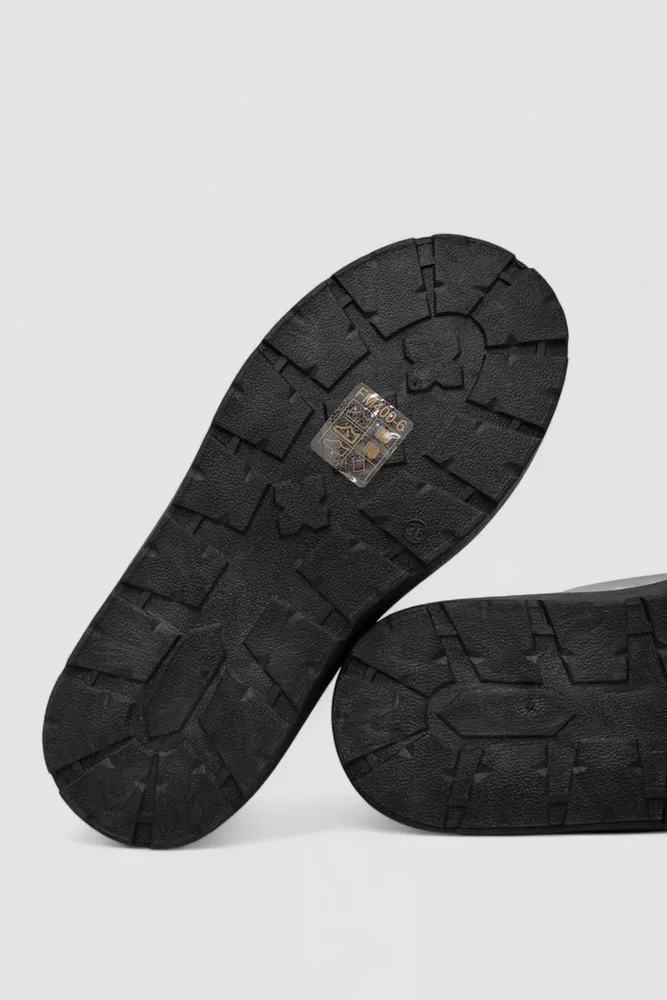 Купить Дутики женские зимние на меху, цвет серебристо-черный, 248RFM400 - Фото №5