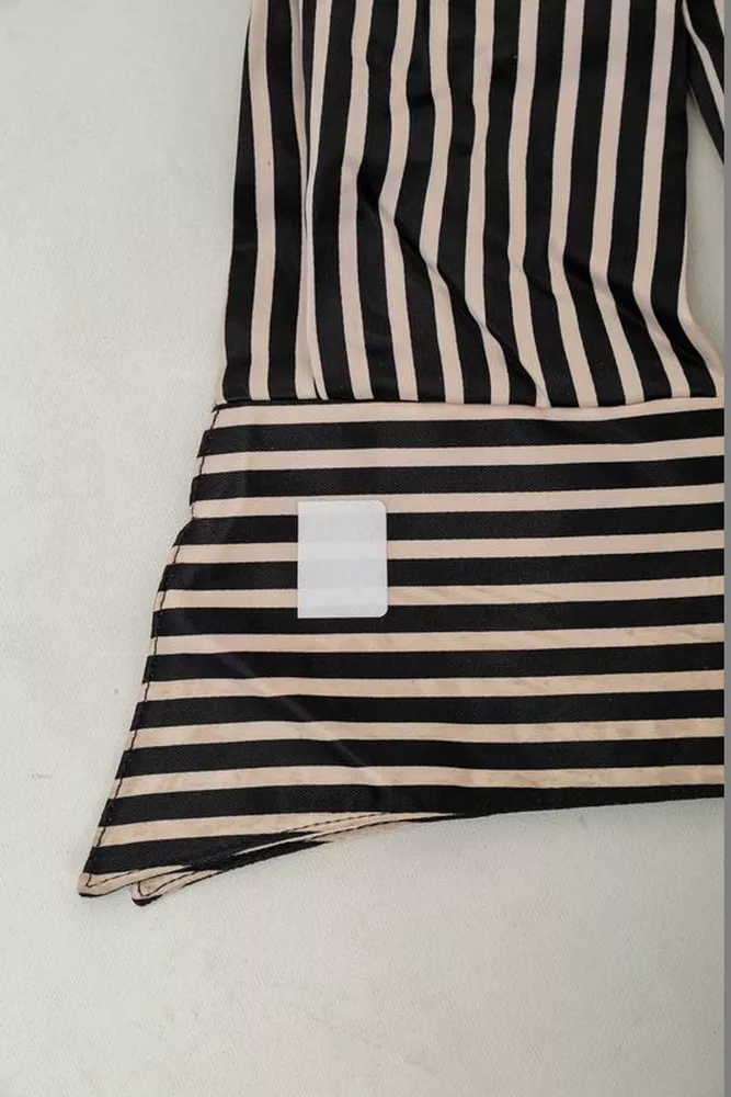 Купити Сорочка класична в смужку  -уцінка, колір чорно-білий, 230R64-3-U-27 - Фото №6