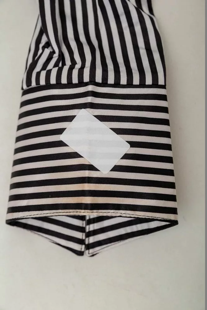 Купити Сорочка класична в смужку  -уцінка, колір чорно-білий, 230R64-2-U-13 оптом - Фото №6