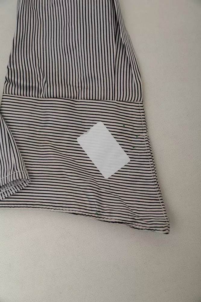 Купить Рубашка классическая в полоску  -уценка, цвет бело-черный, 230R64-1-U-57 - Фото №6