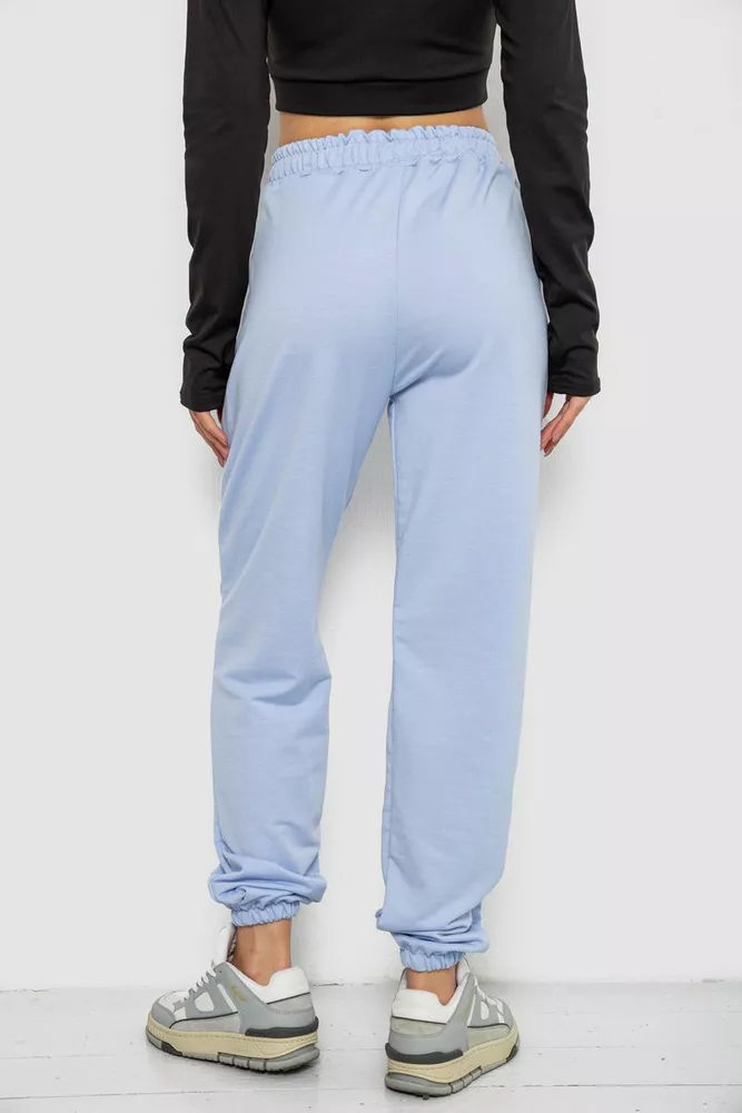 Купить Спортивные штаны женские  -уценка, цвет светло-голубой, 238R324-U-9 - Фото №4
