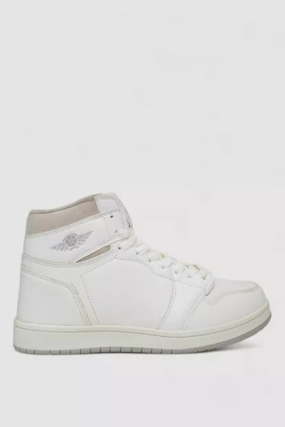 Кроссовки мужские зимние на меху, цвет бело-серый, 248RH1010-12