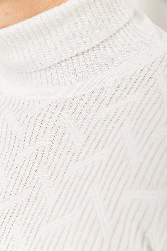 Купить Свитер-гольф мужской  -уценка, цвет молочный, 161R892-U-1 - Фото №5