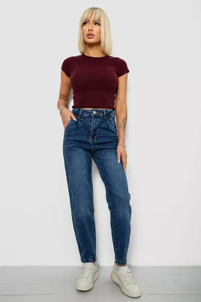 Купить Джинсы женские Balon, цвет синий, 244R00837 - Фото №2