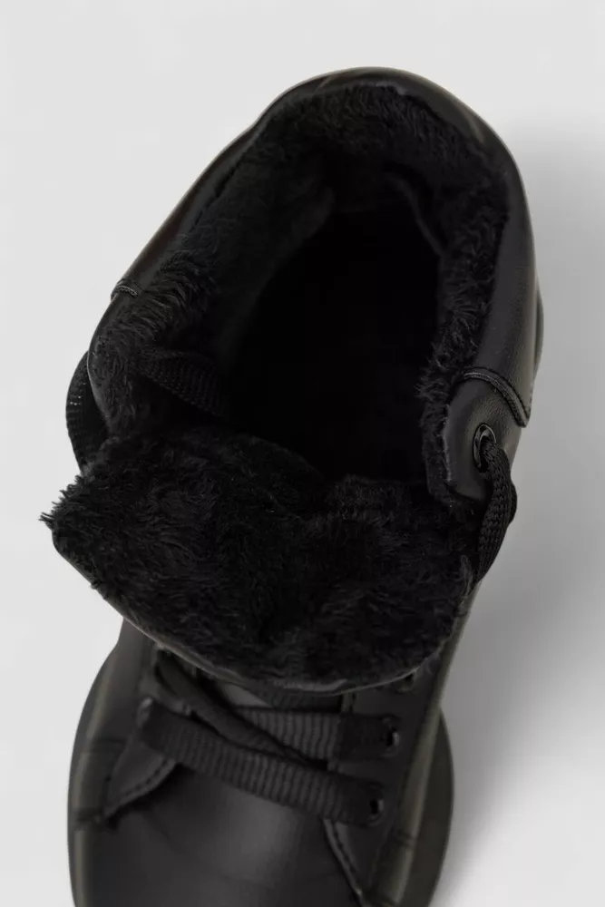 Купить Кроссовки женские зимние на меху  -уценка, цвет черный, 248RXM22-U - Фото №6