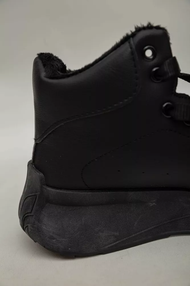 Купить Кроссовки женские зимние на меху  -уценка, цвет черный, 248RXM22-U - Фото №7