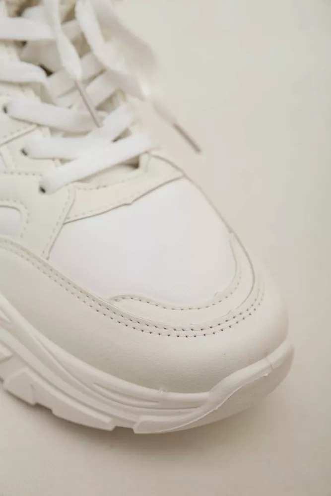 Купити Кросівки жіночі зимові на хутрі  -уцінка, колір білий, 248RDM01-U-2 - Фото №8