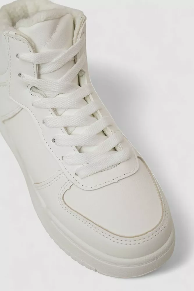 Купити Кросівки жіночі зимові на хутрі  -уцінка, колір білий, 248RAD06-U - Фото №2