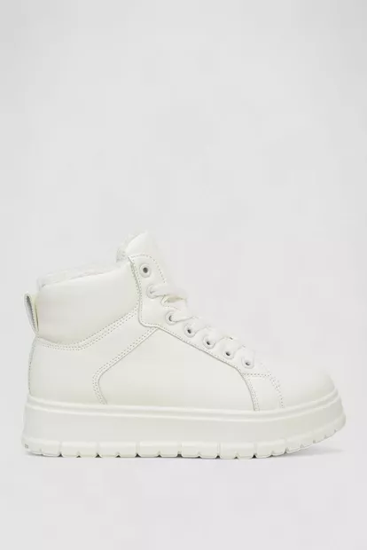 Кросівки жіночі зимові на хутрі  -уцінка, колір білий, 248RMB13-U-3