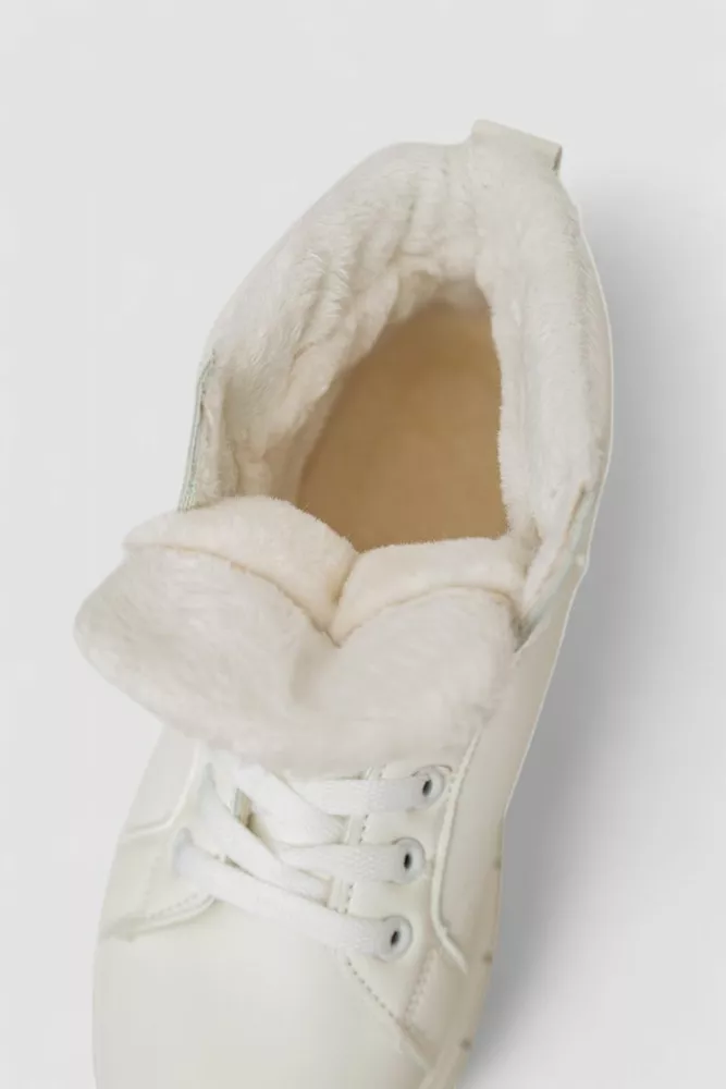 Купити Кросівки жіночі зимові на хутрі  -уцінка, колір білий, 248RMB13-U-3 - Фото №6