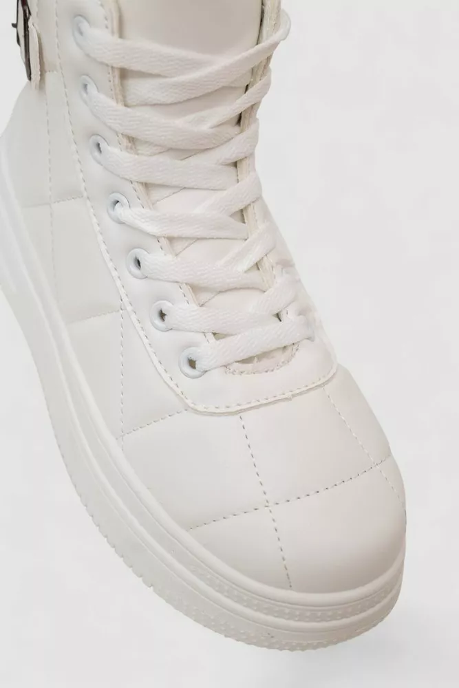 Купити Кросівки жіночі зимові  -уцінка, колір білий, 248RBB10-U-2 - Фото №2