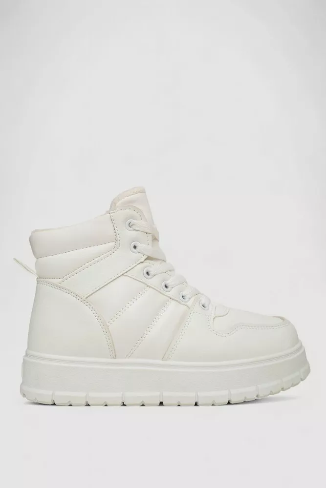 Купити Кросівки жіночі зимові  -уцінка, колір білий, 248RBL2-U-3 - Фото №1