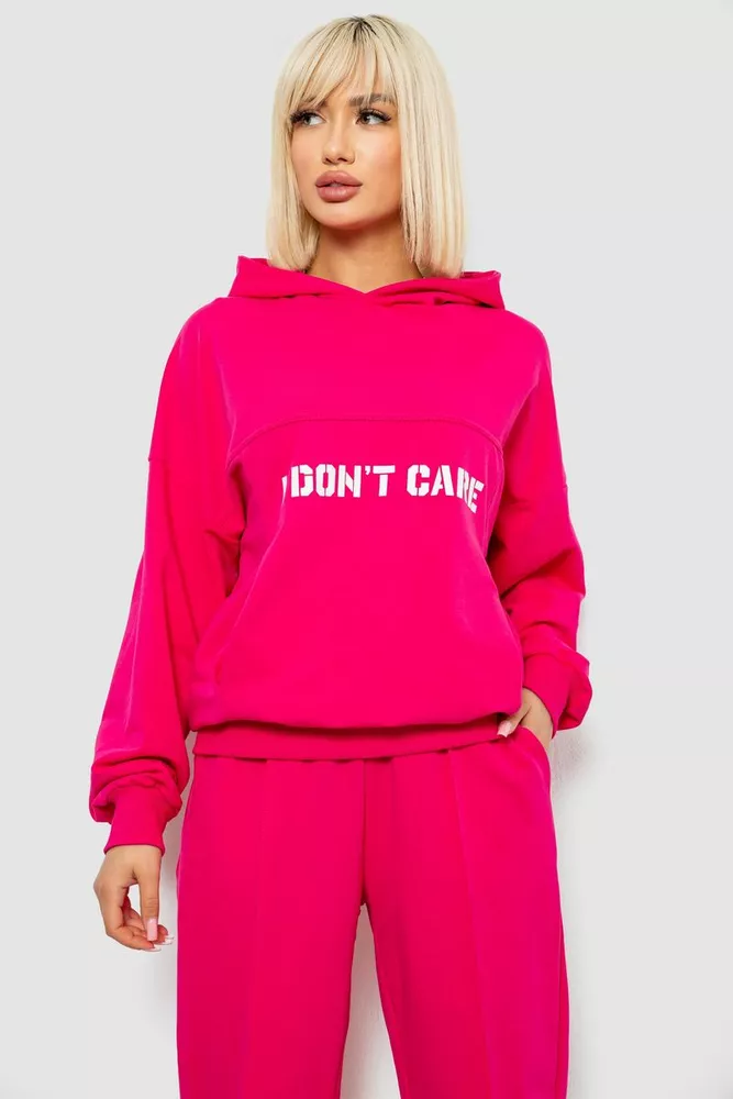 Купить Спортивный костюм женский с принтом, цвет розовый, 244R1059AG - Фото №2