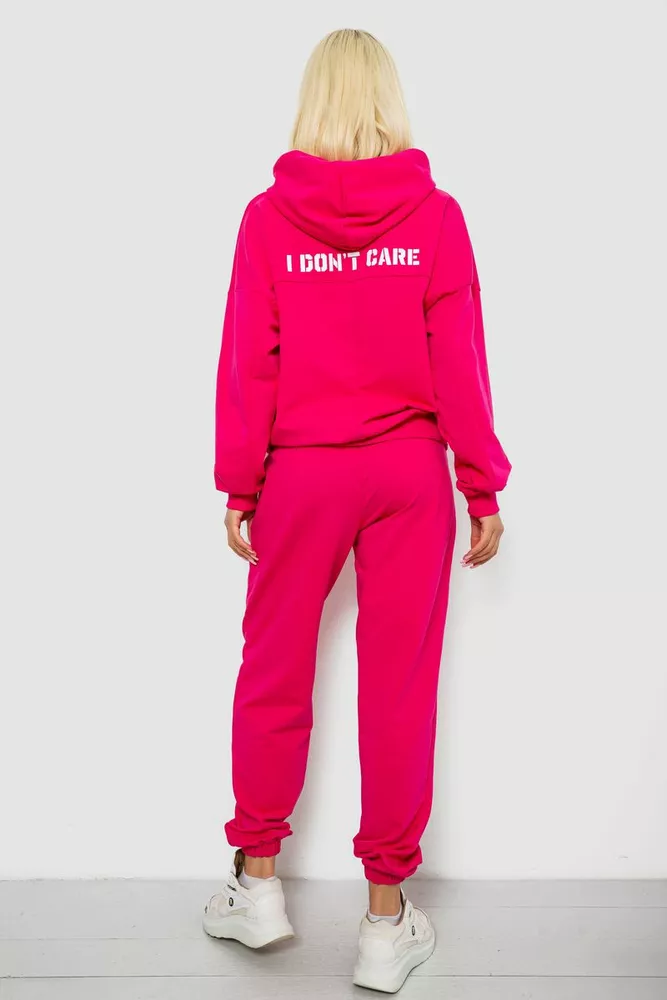 Купить Спортивный костюм женский с принтом, цвет розовый, 244R1059AG - Фото №4