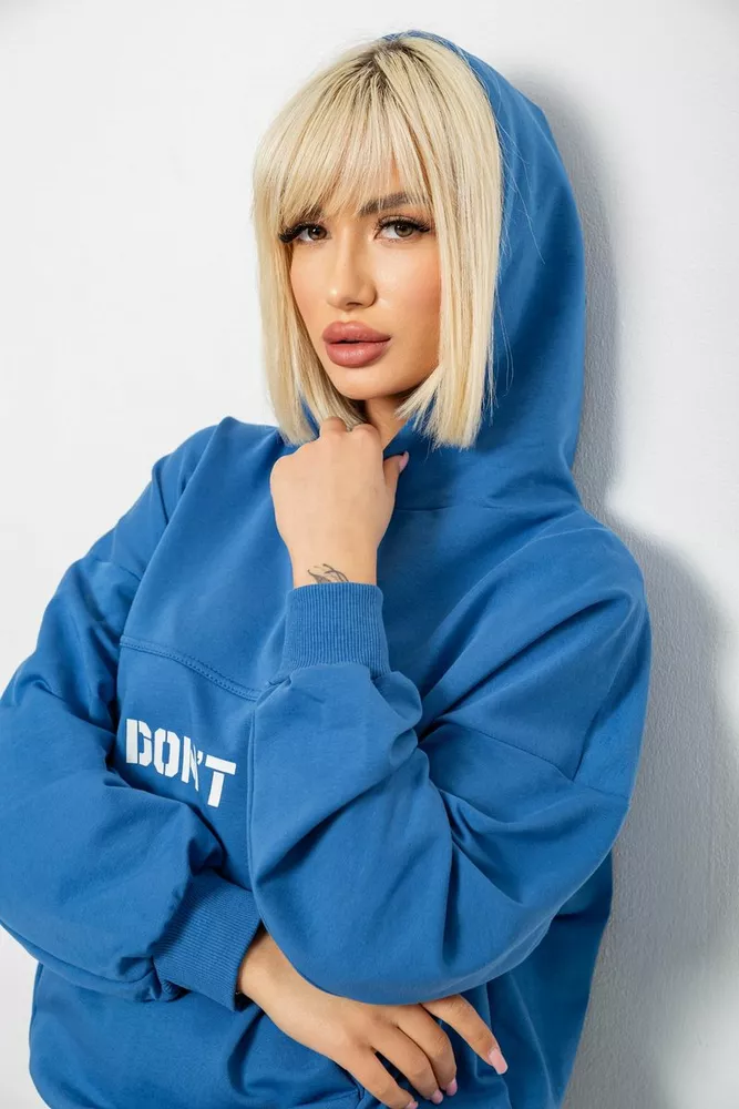 Купити Спортивний костюм жіночий з принтом, колір синій, 244R1059AG - Фото №5