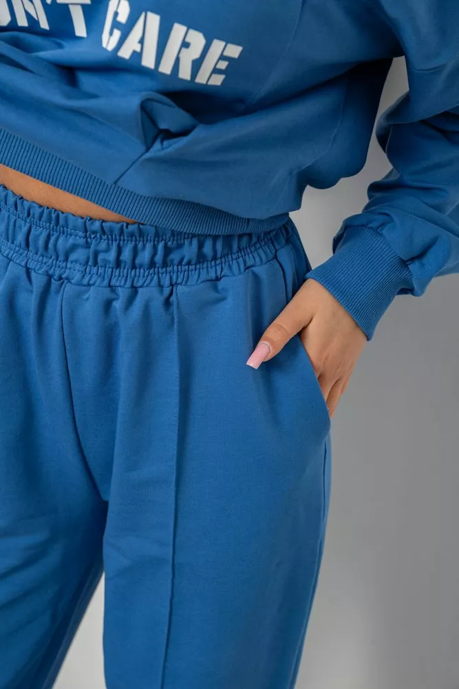 Купити Спортивний костюм жіночий з принтом, колір синій, 244R1059AG - Фото №6