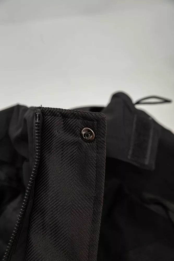 Купити Куртка чоловіча демісезонна  -уцінка, колір чорний, 214R22013-U-27 - Фото №7