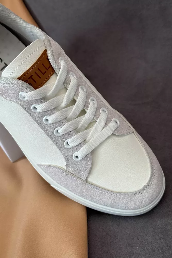 Купити Кеди чоловічі, колір біло-сірий, 248RR200-7 - Фото №2