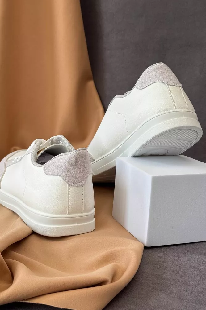 Купити Кеди чоловічі, колір біло-сірий, 248RR200-7 - Фото №4