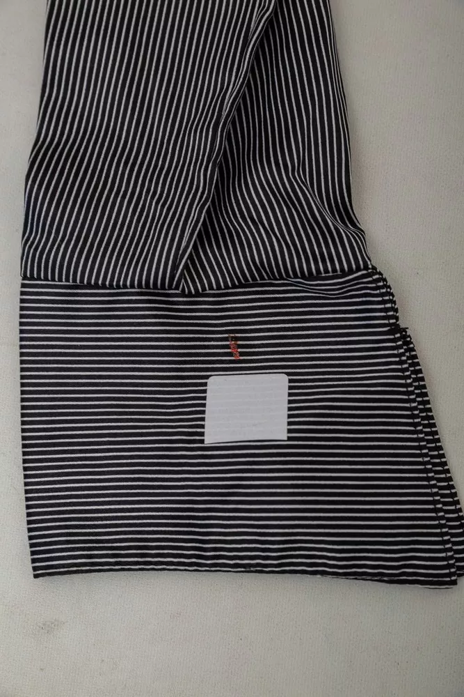 Купить Рубашка классическая в полоску  -уценка, цвет черно-белый, 230R64-1-U-62 - Фото №6