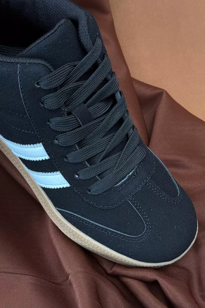 Купити Кросівки жіночі демісезонні, колір чорно-білий, 248RSD20-8R оптом - Фото №2