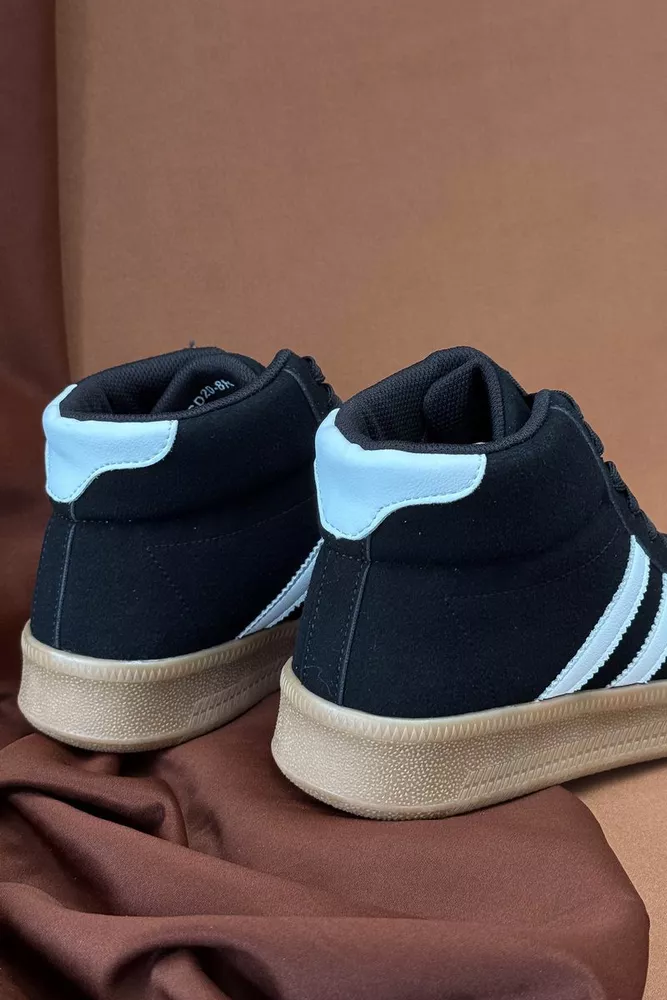 Купити Кросівки жіночі демісезонні, колір чорно-білий, 248RSD20-8R оптом - Фото №4