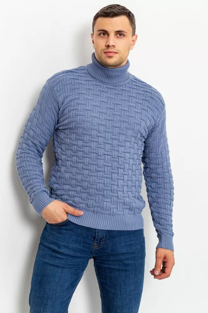 Купити Светр чоловічий, колір сизий, 161R602 оптом - Фото №2