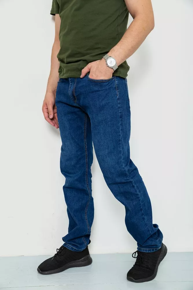 Купити Джинси чоловічі, колір синій, 244RW109 - Фото №3