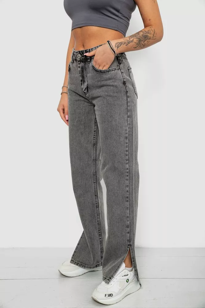 Купить Джинсы женские, цвет серый, 244R1109 - Фото №3