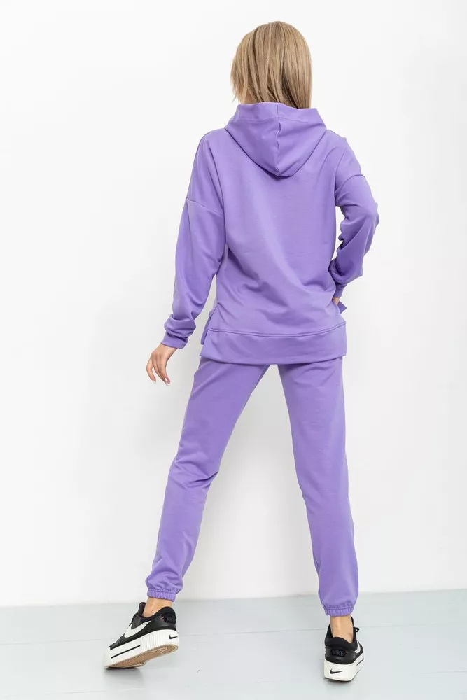 Купити Спорт костюм жіночий двонитка, колір бузковий, 129R1515 - Фото №8