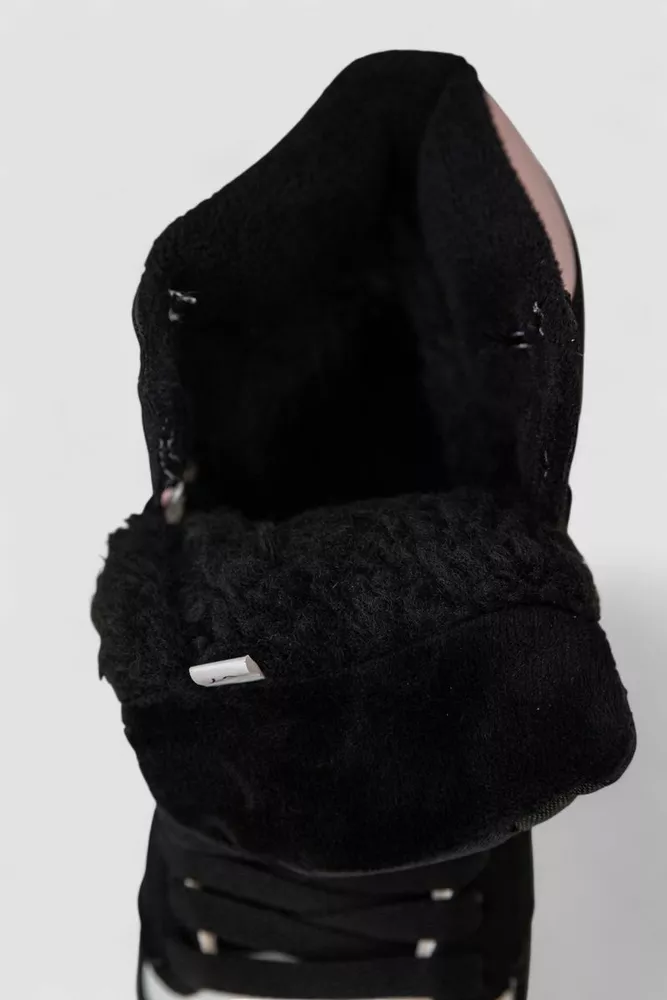 Купити Кросівки жіночі зимові на хутрі, колір біло-рожевий, 248RHB470 - Фото №6