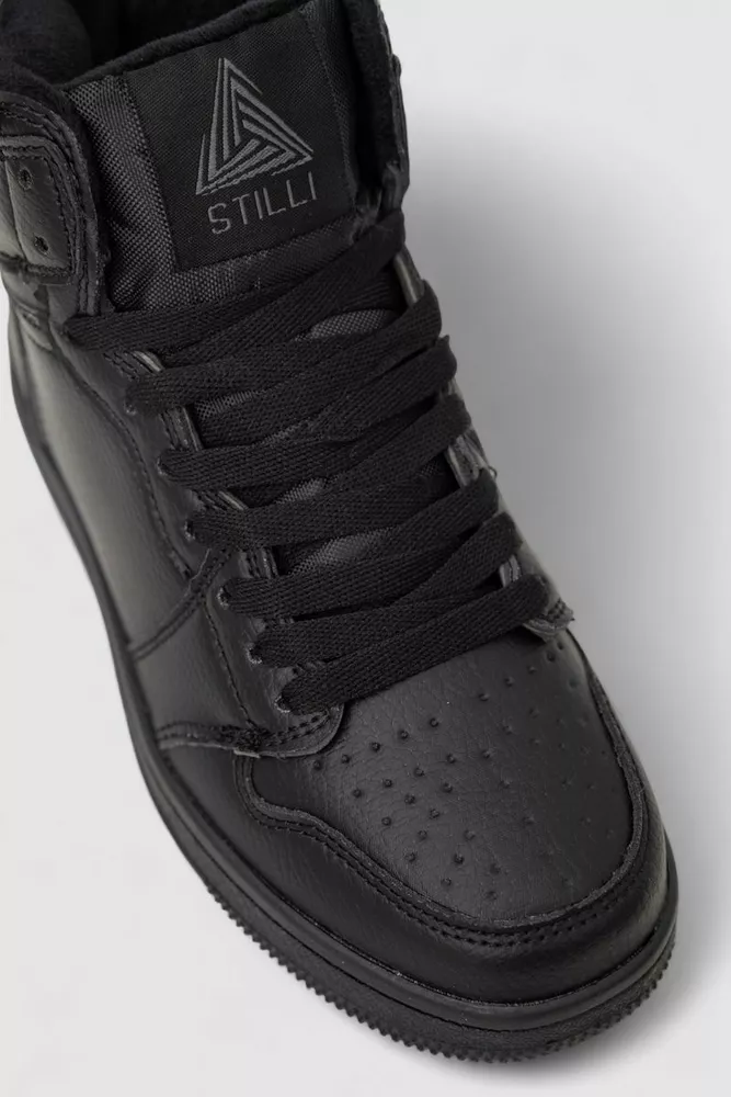 Купити Кросівки жіночі зимові на хутрі, колір чорний, 248RHB470 - Фото №2