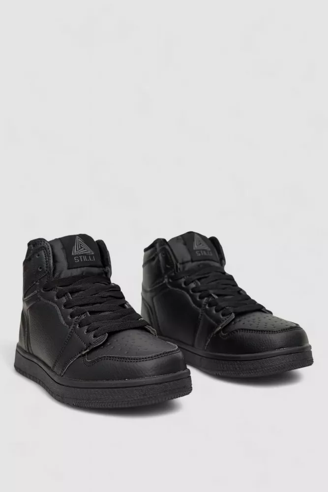 Купити Кросівки жіночі зимові на хутрі, колір чорний, 248RHB470 - Фото №3